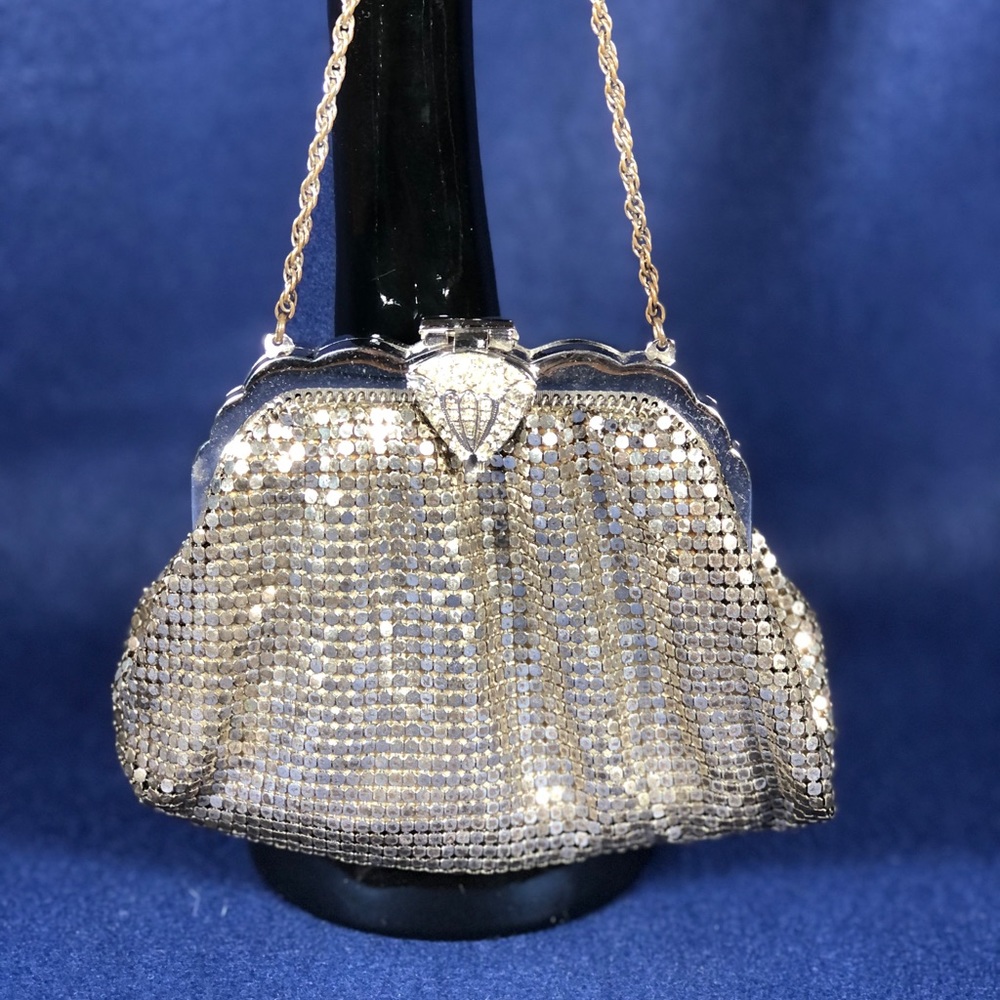 Vintage Whiting and Davis Silver Bag
